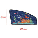 Car sunshade sunscreen heat shield shade car sun visor side window magnetic W6H6