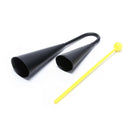 Metal Two Tone Cowbell with Plastic Striker Percussion Instrument JC&M