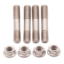 4 Sets New Stainless Steel Stud Nuts M8X1.25 With Flange For T25 T28 Turbo