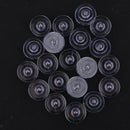20Pcs DIY Plastic Bobbin Spool For Singer Household Sewing Machine 25 x 11mm