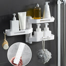 3 Layers Portable Corner Shelf Shampoo Soap Corner Storage Rack Bathroom Sh