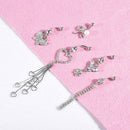 5pcs Flower Navel Ring Combination Body Piercing Belly Button Jewelry gfd KAR