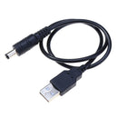 5V USB Cable Connector DC Power Plug 5.5*2.1mm for LED Strip Light 50cm/19.7in