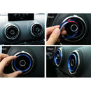 4pcs Red Air Vent Outlet Decor Ring Cover Trim Fit for Audi A3 S3 13-16