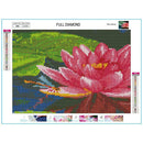5D DIY Full Drill Diamond Painting Lotus Cross Stitch Embroidery Mosaic Kit