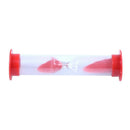 Plastic Red Hourglass Timer Two Minute for Child Brushing Teeth X5Z4
