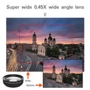 0.45X 49UV Wide Angle Mobile Phone Lens Super Macro Camera Lens (Black)