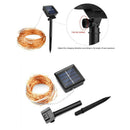 Solar LED Lawn Lamp Outdoor waterproof Copper Wire Fairy String Light for G