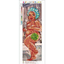 Icon Diamond Embroidery Bathrooms Girl Crystal 5D Cross Stitch Drill Diamon