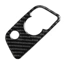 For Audi Q7 SQ7 4M LHD Car Headlight Switch Button Frame Cover Carbon Fiber Trim