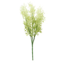 Artificial Plastic Moss Grass Plant Office Furniture Home Decoration White