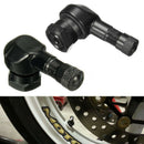 90 degrÃ©s CNC moto valve tige pneu 10mm paire jante roue aluminium â„–[