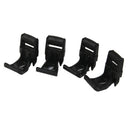 4pcs Black Nylon Plastic Camping Tent