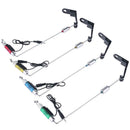 4pcs Electronic Illuminated Carp Fishing Swinger Bite Alarms Indicator Set A