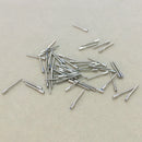 100PCS Stainless Steel Crown Winder Stem Extension Watch Repair Parts 0.9mm