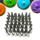 48Pc Useful Tulip Flower Cake Icing Piping Nozzles Decorating Tips Baking Tools