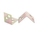 Metal Shelf Support 90 Degree Right Angle Bracket 12pcs Brass Tone