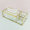 Rectangular Clear Glass Paper Tissue Box Decorative Glass Napkin Storage Box