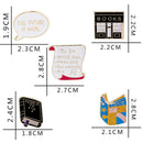 5PCS/Set Cartoon Enamel Collar Brooch Pins Badge Corsage Brooch Jewelry Gift  Z