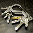 Multi Tools Key Holder Wrench Quickdraw Carabiner Stainless With BottleOpener HW