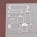 10Pcs/ frame Metal Tag Cutting Dies Scrapbooking Embossing Paper Card Craft   LJ