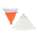 100 Micrometre Paint Cone Paint Strainers with 1Pcs Silicone Funnel,100 Mic