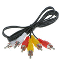 3 in 1 Input AV Audio video switcher Audio Video Output Selector w/ AV Cable