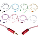 3.5mm Male to Female Stereo Audio Headphone Extention Cable Cord 1M