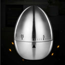 Stainless Steel Mechanical Kitchen Timer Alarm 60 Minutes 1 Hour Home Decor