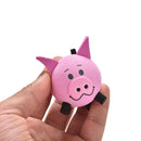 Cute Pig Eva Decorative Car Antenna Topper Balls Pink SP