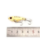 4pcs/set metal fishing lures hard bait fishhook bionic lead bait spinner b JR