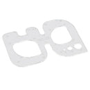 Leather Craft Tool Clear Acrylic Cutting Circle Corner Stitching Stencil