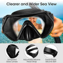 Underwater Diving Scuba Snorkel Goggles Fog Half Glasses Useful F U8C1