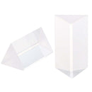 Optical Glass Triple Triangular Prism Physics Refractor Light Spectrum New
