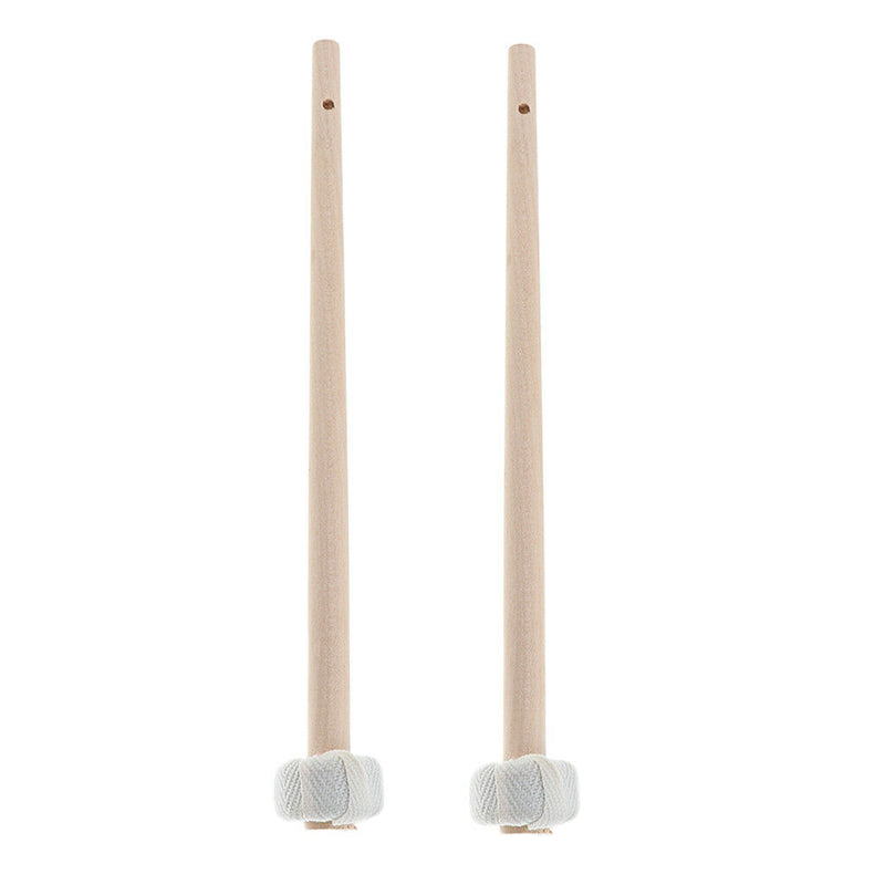 Pack of 2 Wood Chinese Gong Mallets Hammers Percussion Instrument Parts