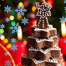 800 Pcs Reusable Snowflakes Confetti for Christmas Wedding Birthday Holiday