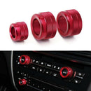Aluminum AC Climate Control and Radio Volume Knob Ring Covers for 2014/2015