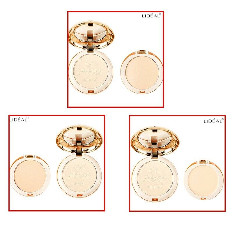 Lideal Double Layer Soft Translucent Compact Pressed Powder Face Contour Pa F7G4