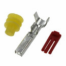10 Set 1 Pin Male Connector Flat Connector 1.5 mm Motorcycle Waterproof S9B4