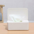 Tissue Storage Box with Cover Wet Wipes Holder Dustproof for Home Offices