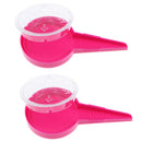 2xPlastic Portable Gardening Seeder Tool Grass Seed Seeder Sower Tools