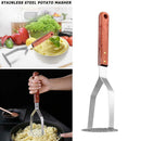 Stainless Steel Potatoes Masher Pusher Fruit Vegetable Tools Press Crusher
