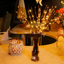 LED Willow Branch Lamp Floral Lights 20 Bulbs Home Christmas PartyGardenDecor M&