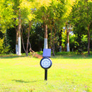 9 LED Waterproof Solar Spotlight Garden Lawn Ground Lighting Wall Lamp (B)