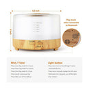 Ultrasonic Air Humidifier Diffuser Mist Maker for Car Home Office EU Plug A