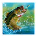 Fishing 5D Diamond Painting Embroidery DIY Craft Cross Stitch Home Decor