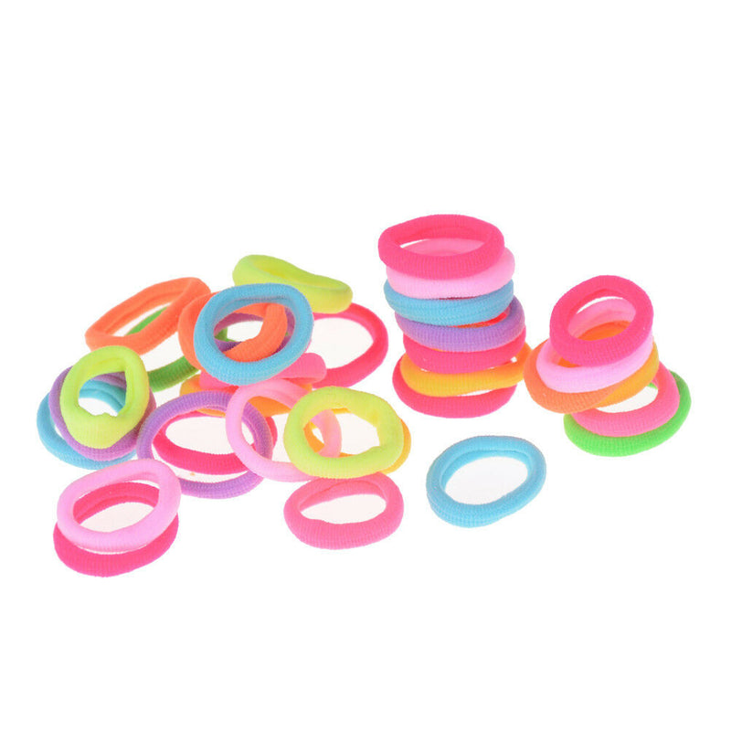 20x Hair Accessories For Girls Women Rubber Bands Ponytail Holder Hair Elastic Z