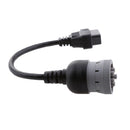 1pcs Truck J1708 to 16 Pin OBD2 Interface Scanner Code Reader Adapter Cable