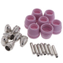 21Pcs For AG60 SG55 Plasma Cutter Torch Consumables Accessories Nozzle Electrode