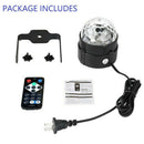 Sound Activated Strobe Disco Light Self-Propelled LED RGB Stage Lamp (US) A